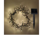 Solar LED Fairy String Light 8 Functions Christmas Garden Outdoor Decorations - Warm White