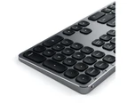 Satechi Wireless Aluminium Keyboard w/ Numeric Pad For Mac / iOS - Space Grey