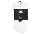 Adidas Men's Cushioned Crew Sock 3-Pack - White