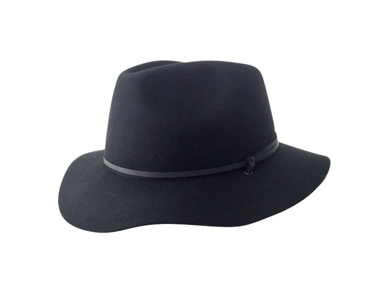 Jacaru 1855 Poet Wool Hats - Black