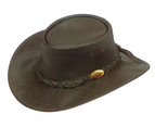 Jacaru 1092 Stockman Traditional Hats - Brown