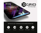 3D Cover Curved Screen Protector Tempered Glass for iPhone 7 - White