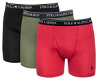 Polo Ralph Lauren Men's Boxer Briefs 3-Pack - Green/Pink/Black