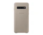 Samsung Galaxy S10 Plus Leather Cover - Orchid Grey
