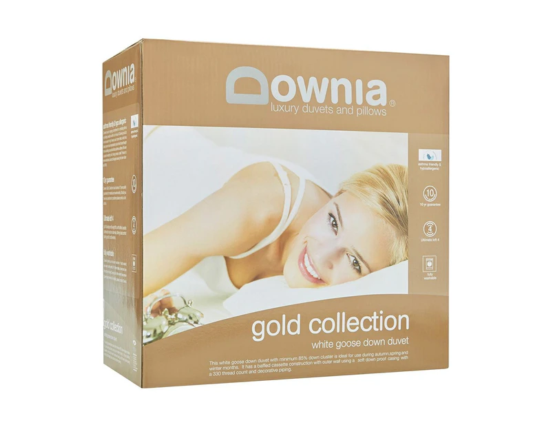 Gold Collection White Goose Down Quilt by Downia
