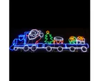 Christmas LED Motif Santa Train 250x75cm Indoor Outdoor Display Lights