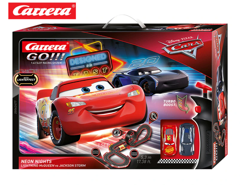 Carrera Go!!! Disney-Pixar Cars Neon Lights Slot Car Playset