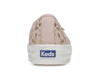 Keds Womens Rifle Paper Suede Low Top Slip On Fashion Sneakers