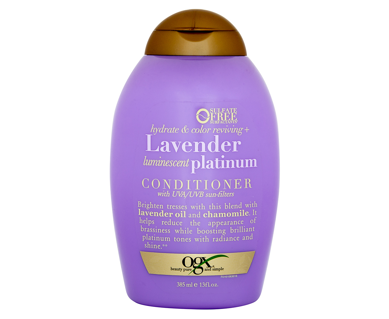 3. OGX Hydrate & Color Reviving + Lavender Luminescent Platinum Shampoo - wide 4