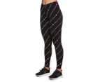Champion Women's ID Collection All-Over Print Tights / Leggings - Black