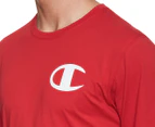 Champion Men's Logo Short Sleeve Tee / T-Shirt / Tshirt - Cherry On Top