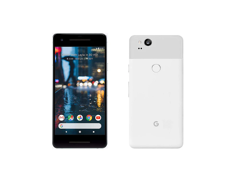 Google Pixel 2 64GB Clearly White Unlocked Smartphone (Refurbished B Grade)