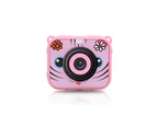Kids Action Camera Waterproof Video Digital Children Cam 1080P HD Sports Camcord Pink