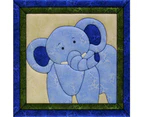 Quilt-Magic No Sew Wall Hanging Kit - Elephant