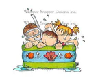 Whipper Snapper Cling Stamp 4 Inch X6 Inch  - The Kiddie Pool