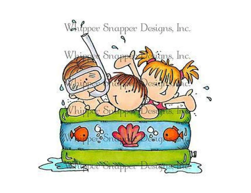Whipper Snapper Cling Stamp 4 Inch X6 Inch  - The Kiddie Pool