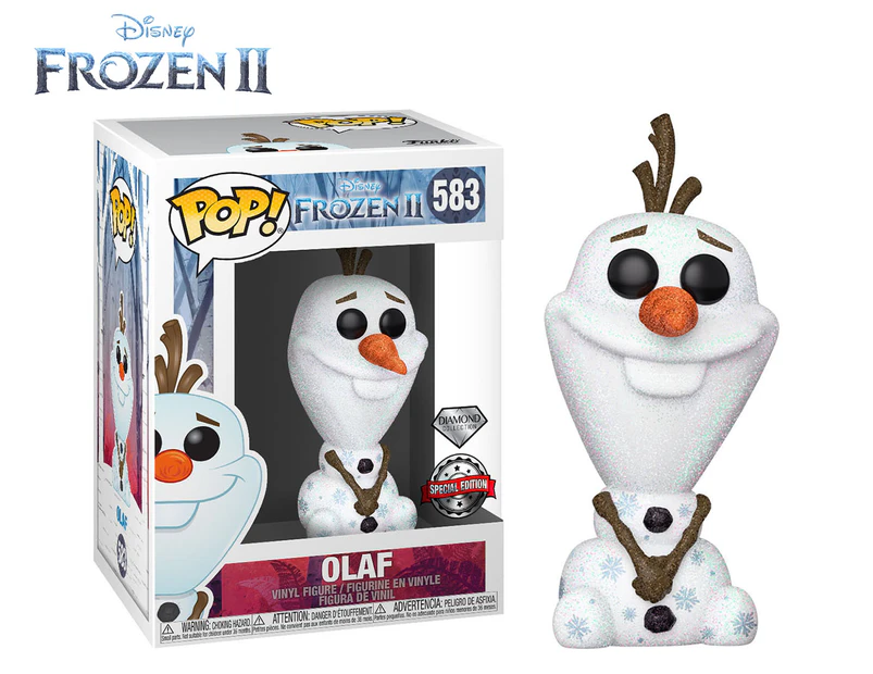 Funko POP! Disney Frozen II: Olaf (Diamond Glitter Collection) Vinyl Figure