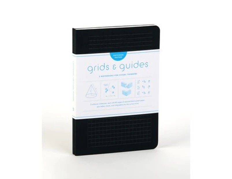 Grids & Guides Softcover (Black) - Notebook / blank book