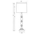 Chelsea Grey Table Lamp