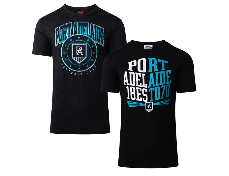 Port Adelaide Power Mens T-Shirts 2 Pack