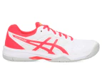 ASICS Women's GEL-Dedicate 6 Tennis Shoes - White/Laser Pink