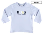 Hugo Boss Baby Print Tee / T-Shirt / Tshirt - Light Blue