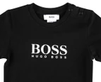 Hugo Boss Baby Print Tee / T-Shirt / Tshirt - Black