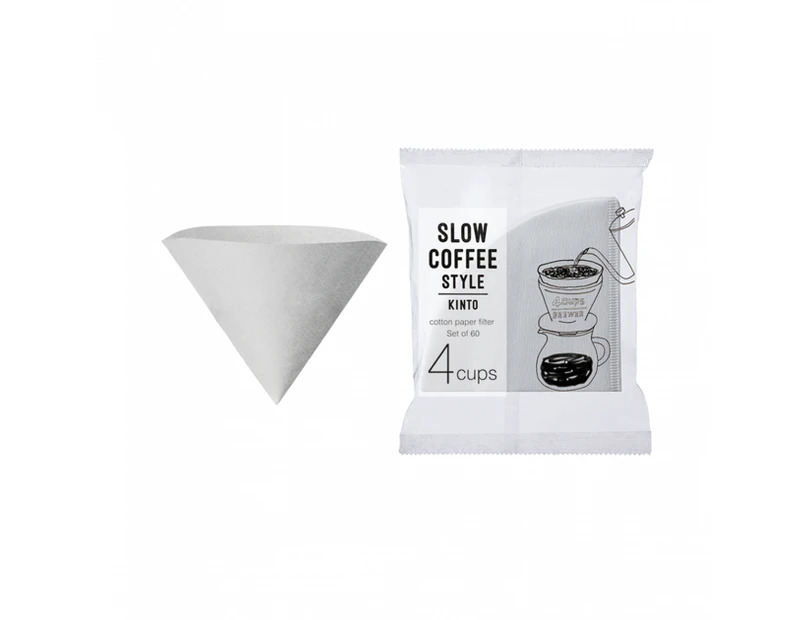 Kinto 4 Cup Cotton Paper Filters