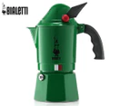 Bialetti 3 Cup Moka Alpina Stovetop Coffee Maker - Green