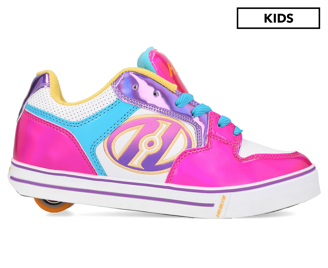 Heelys Girl's Motion Roller Shoes - White/Fuchsia/Multi | Catch.com.au