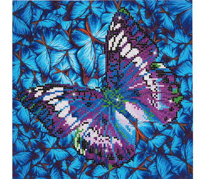 Diamond Dotz FLUTTER BY MAUVE DD5.017, 5D Multi Faceted Diamond Art Kit