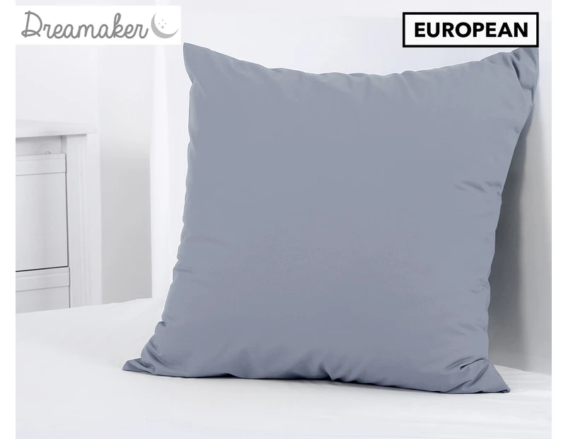 Dreamaker 250TC Plain Dyed European Pillowcase - Vapour