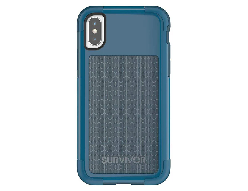 Griffin Survivor Fit Case For iPhone XS/X - Blue/Light Blue