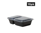 Cook's Choice 2 Compartment Meal Prep Container 900ml 10pk