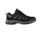 Karrimor Mens Mount Low Walking Shoes Lace Up Treking Hiking Weathertite - Navy