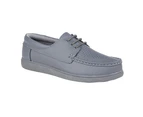 Dek Adults/Unisex Lace Up Bowling Shoes (Grey) - DF1255