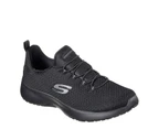 Skechers Womens Dynamight Trainers Sneakers Running Shoes Elasticated Laces - Black