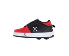 Sidewalk Sport Kids Street Junior Boys Lace Up Skate Wheeled Roller Shoes - Black/Red