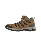 Karrimor Mens Mount Mid Walking Boots Shoes Breathable Lace Up Hiking Trekking - Taupe