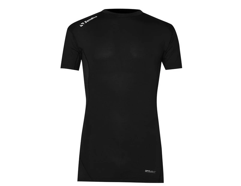 Sondico Mens Core Base Layer Top Short Sleeve Compression Fit Sports T Shirt Tee