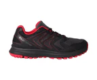 Karrimor Mens Caracal Trail Running Shoes Trainers Sneakers Lace Up Breathable - Black/Grey/Red