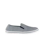 Slazenger Mens Slip On Canvas Shoes Pumps Lightweight Low Profile Comfortable - Chambray