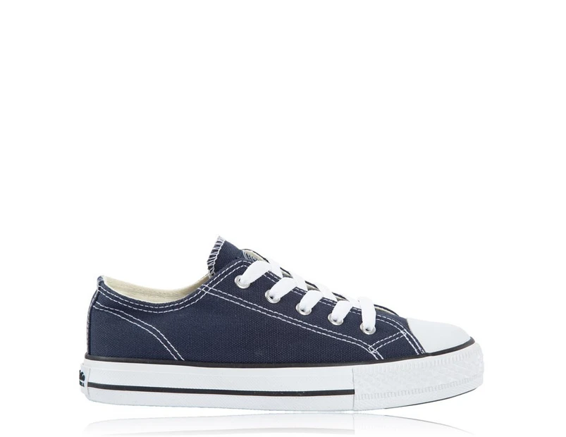 SoulCal Kids Canvas Trainers Sneakers Sports Shoes Low Childs - Navy