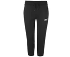 Everlast Womens Three Quarter Jogging Bottoms Sweat Pants Sports Trousers Ladies - Black
