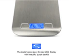 Digital Scale Kitchen, Multifunction Digital Kitchen Food Scale,Weight Scale Grams and Oz, Stainless Steel High Precision Small Elegant