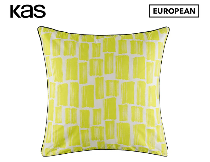 KAS Alika Euro Pillowcase - Citrus