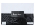 Dreamaker Plain Dyed Pleated Valance - Black