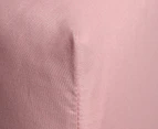 Dreamaker Plain Dyed Microfibre Fitted Sheet - Dusky