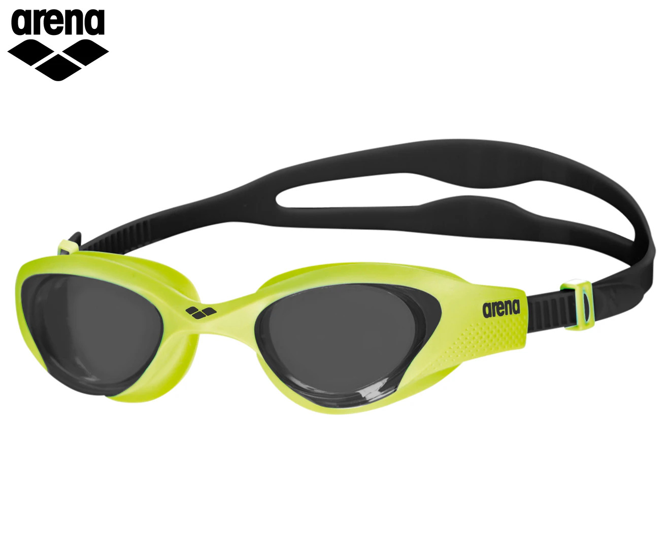 Arena The One Training Goggles - Smoke/Lime/Black