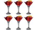 Rink Drink Martini Cocktail Glasses - 175ml (6oz) Gift Box Of 6